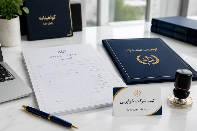ثبت شرکت و مدارک لازم - ثبت شرکت خوارزمی